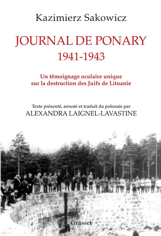 Journal de Ponary 1941-1943 - cover
