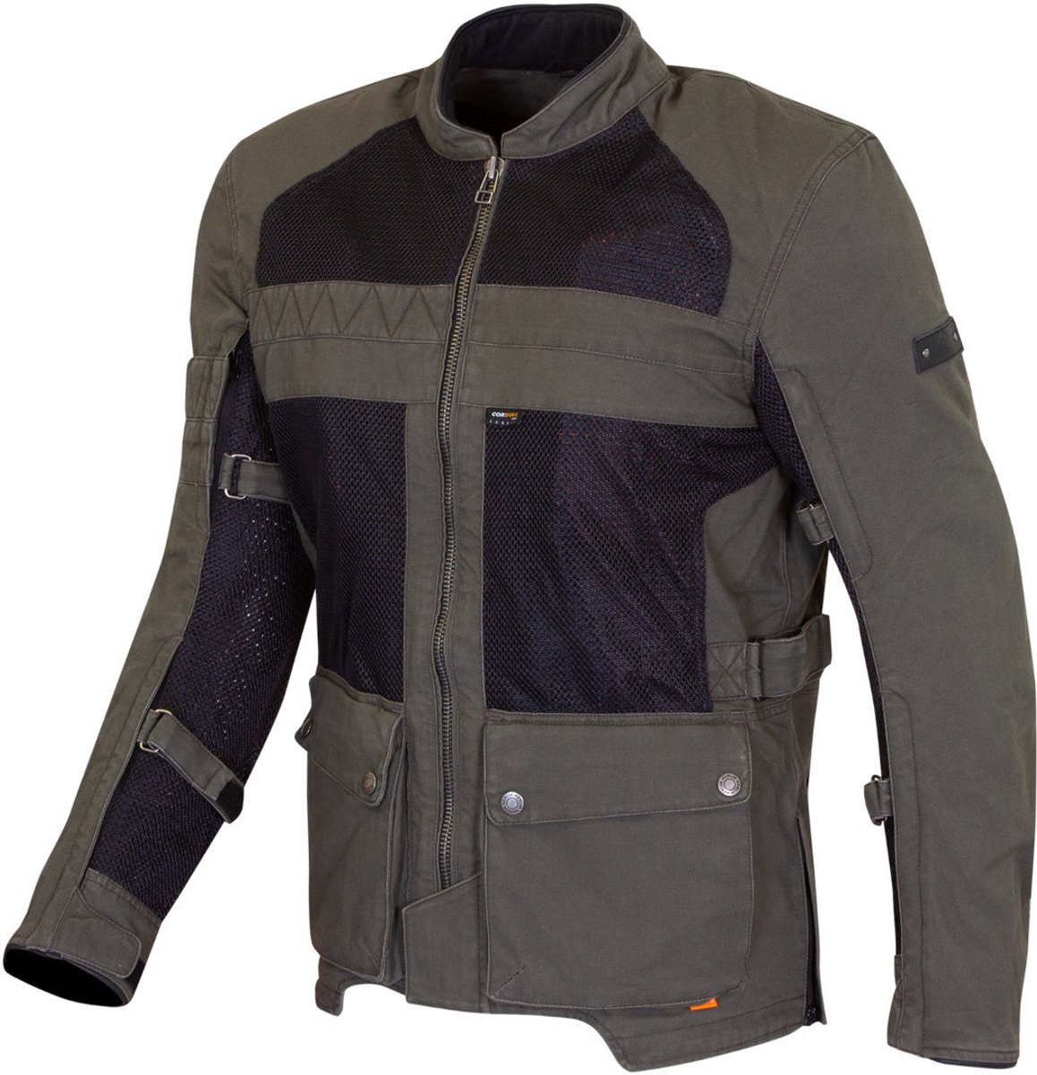 Merlin Mahala D3O Raid Explorer Olijfgroen Textiele Motorjas - Jas