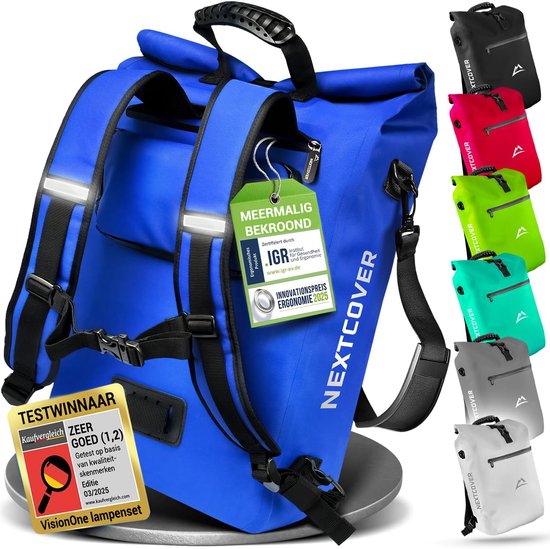 Kostenloses Muster BSCI Fahrtertasche für Gepäckregal 25 L 100 % wasserdicht mit