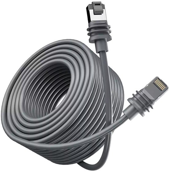 Ethernet Kabel 10m Cat 8 Netwerkkabel 10 meter Hoge Snelheid RJ45 Patch Kabel Flexibele Platte Ethernet Kabel 10m Cat 8 Netwerkkabel 10 meter Hoge Snelheid RJ45 Patch Kabel Flexibele Platte