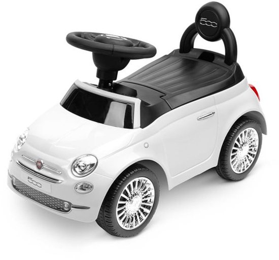 Foto: Billy loopauto fiat 500 wit