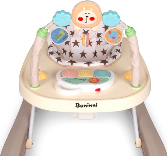 Baninni Loopstoel Totti 2-in-1 Beige van Baninni — afbeelding 4
