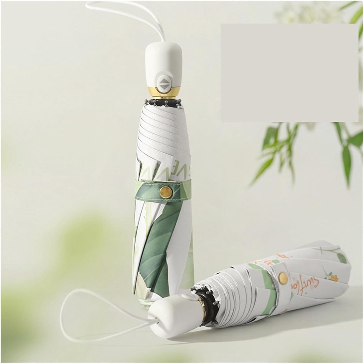 Paraplu's - Paraplu opvouwbaar -Reisminiparaplu - voor in de tas - met hoes - Kleine - compacte UV-bescherming - Lichtgewicht - klein opbergvakje - Automatische Opvouwbare Regenparaplu - Windbestendig & Compact - Met UV50+ Bescherming - Zwart — cadeau in Sport & Outdoor - foto 4