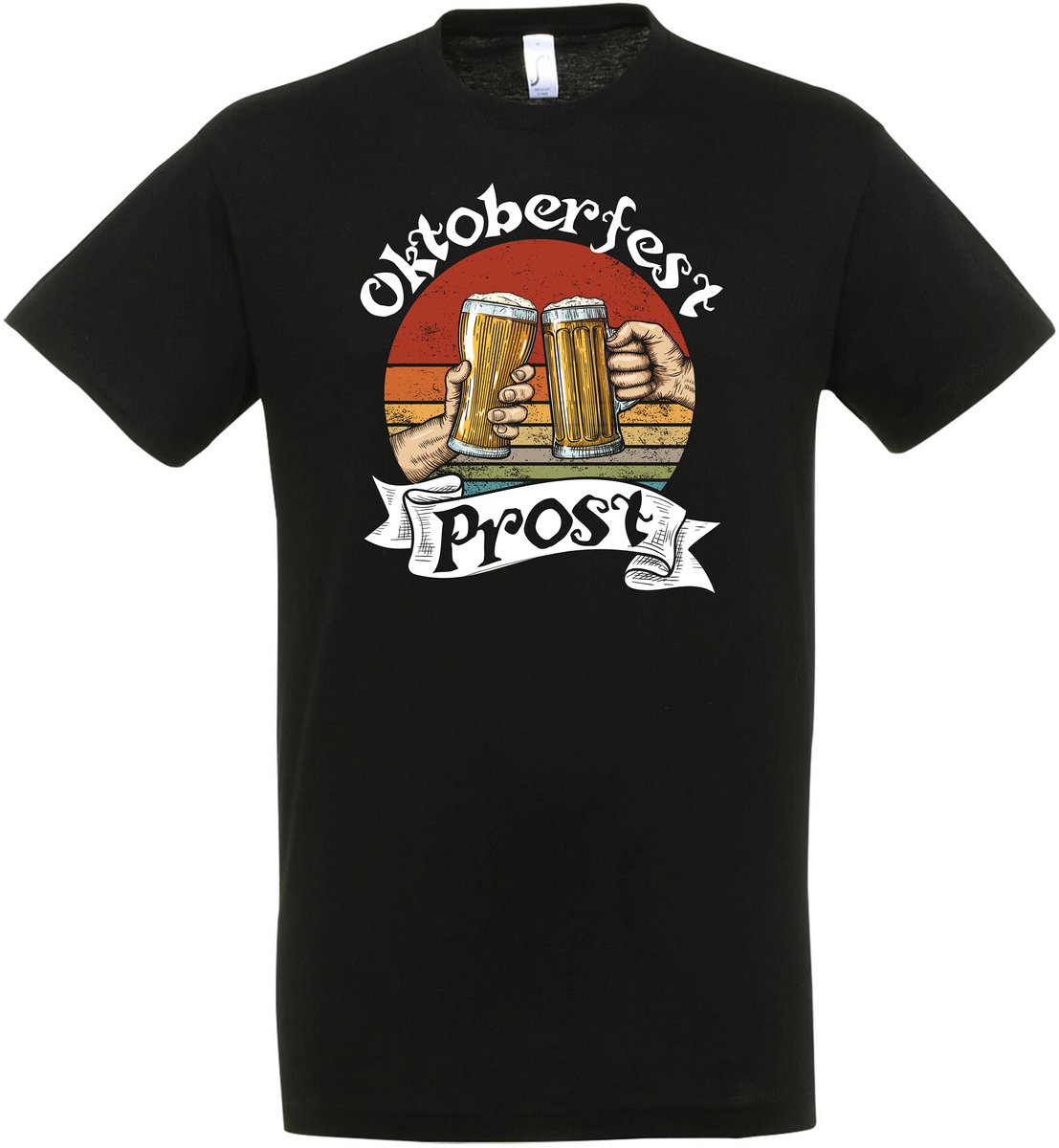 Oktoberfest Prost T-shirt - Heren Dames Unisex - Oktoberfest outfit - Oktoberfest T-shirt - Bier - Oktoberfest Kleding - Lederhosen - T-shirt - Bierfeest - Bratwurst - Oktoberfest 2026 - Maat XL