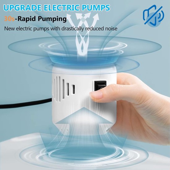 Vacuümpomp & electromotor 250 Ltr/min 1pk, 22 Ltr. tank 220V - Reci