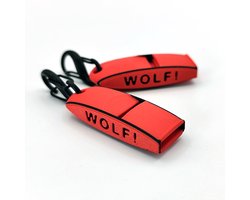 Zweeds Anti wolf fluitje - 2 stuks - Met sleutelhangers - Zeer luid anti wolvenfluitje - Tegen Wolven - Wilde zwijnen - Noodfluitje - Wolven fluitje