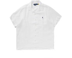 Short Sleeve Polo with Button Fastening - White Polo Shirts
