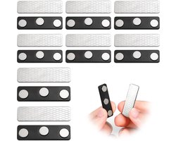 Magnetische gordijnafsluiting - 8 paar - roestvrij staal - 45mm