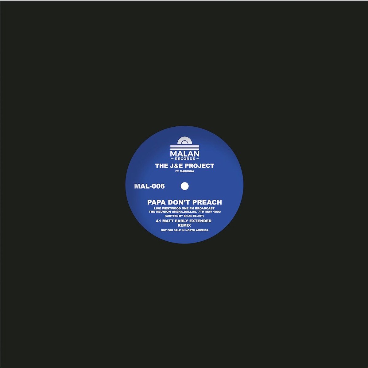 J & E Project Featuring Madonna - Papa Don't Preach (12"Single)