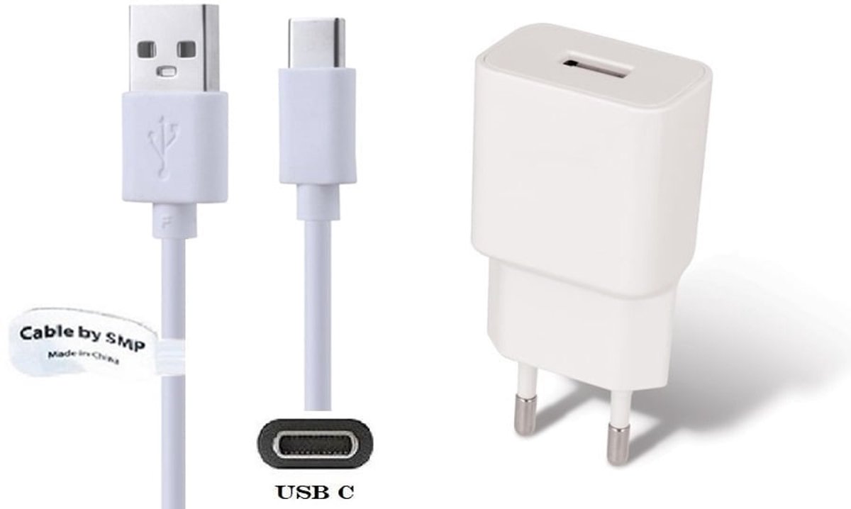 OneOne 2A lader + 1,0m standaard USB C kabel. Universele oplader adapter past op GARMIN Alpha 300, 300i, Alpha Dog Collar T20, TT25, Aera 760, Dezl Headset 100, 200, DezlCam OTR610 / 710 / 810 / 1010, Etrex SE