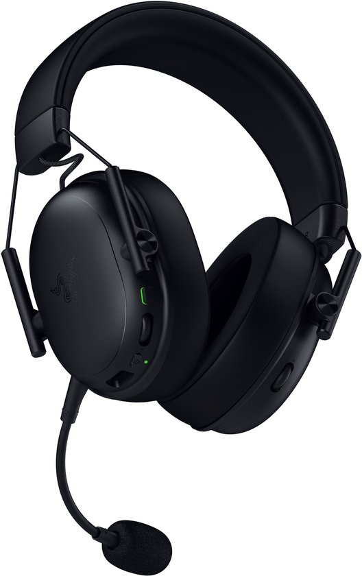Zwarte Razer BlackShark V3 X Hyperspeed gaming headset met microfoon.