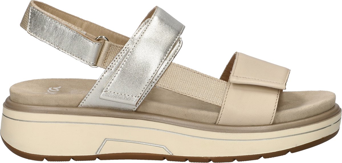 Ara Lucca dames sandaal - Beige multi - Maat 37