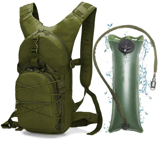 Wandelrugzak Met Waterzak 16L Capaciteit Waterafstotend 3L wandelrugzak-met-waterzak-16l-capaciteit-waterafstotend-3l