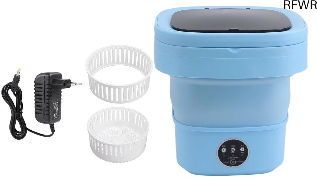 RFWR Opvouwbare Mini-wasmachine voor Ondergoed en Kleding – Draagbaar en Multifunctioneel voor Reizen en Camping