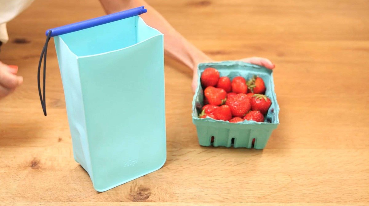 HIP Pack Medium - Herbruikbare Lunchzak - Siliconen/Polypropyleen - Blauw — cadeau in Kookcadeaus - foto 5