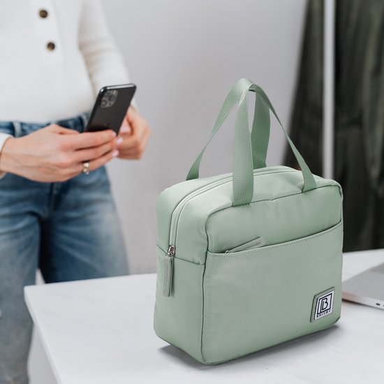Brisby 4 Laags Geïsoleerde Koeltas - Lunchtas - Kolftas 4 liter - Smooth Green van Brisby — afbeelding 5