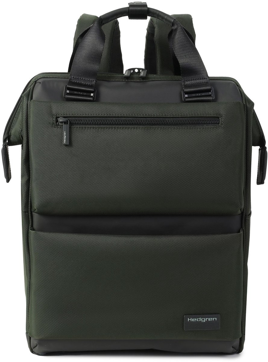 Hedgren laptop rugzak rugzak met laptopvak Next Clip Backpack 1 Compartment 15,6" + RFID Deep Depths donkergroen