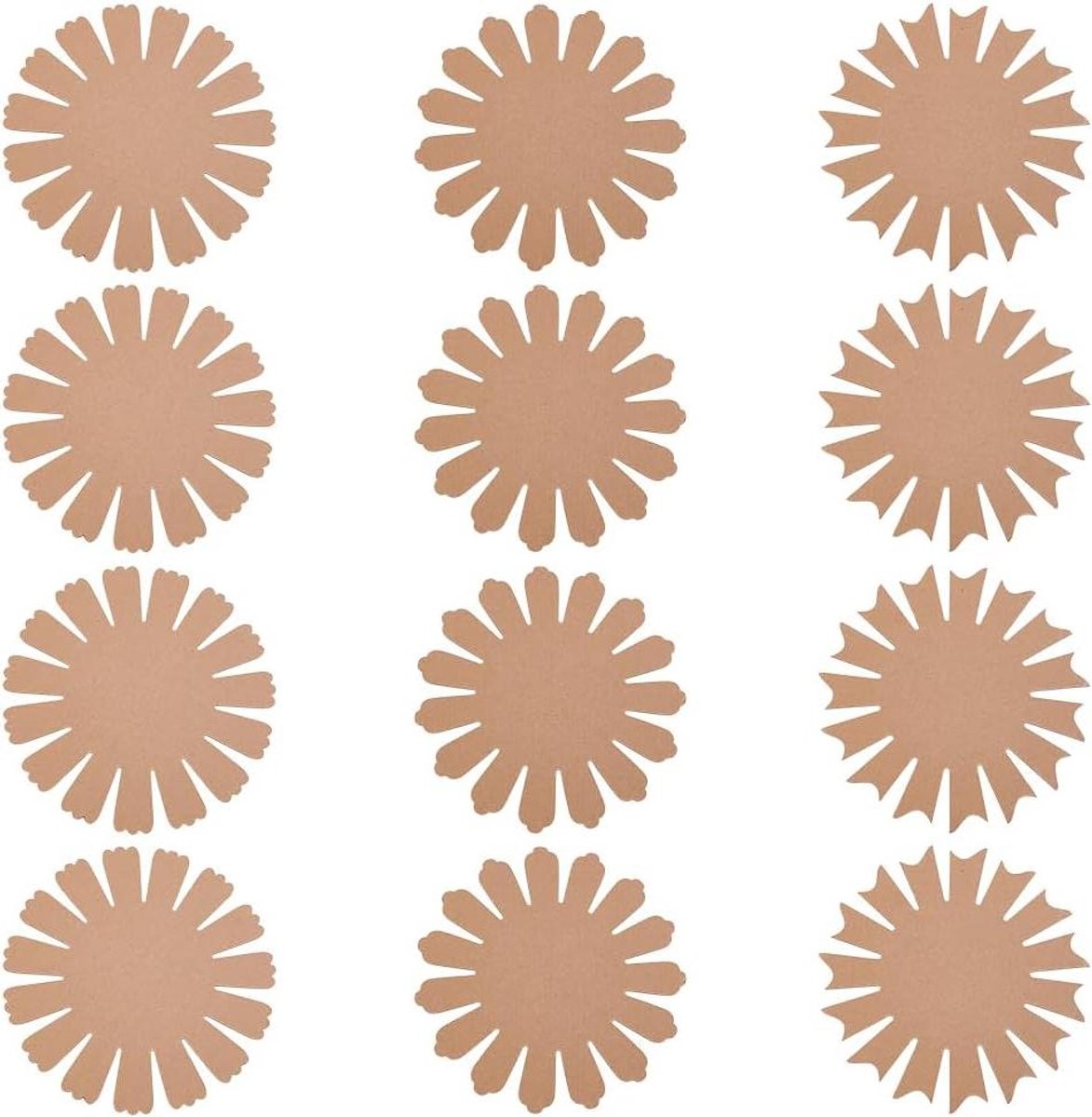 12 stuks gevlochten mandbasis voor mandenvlechten Bloemmand maken vormen voor beginners Geweven mand papieren sjabloon voor mandbenodigdheden Golfpapieren mand voor Pasen activiteiten