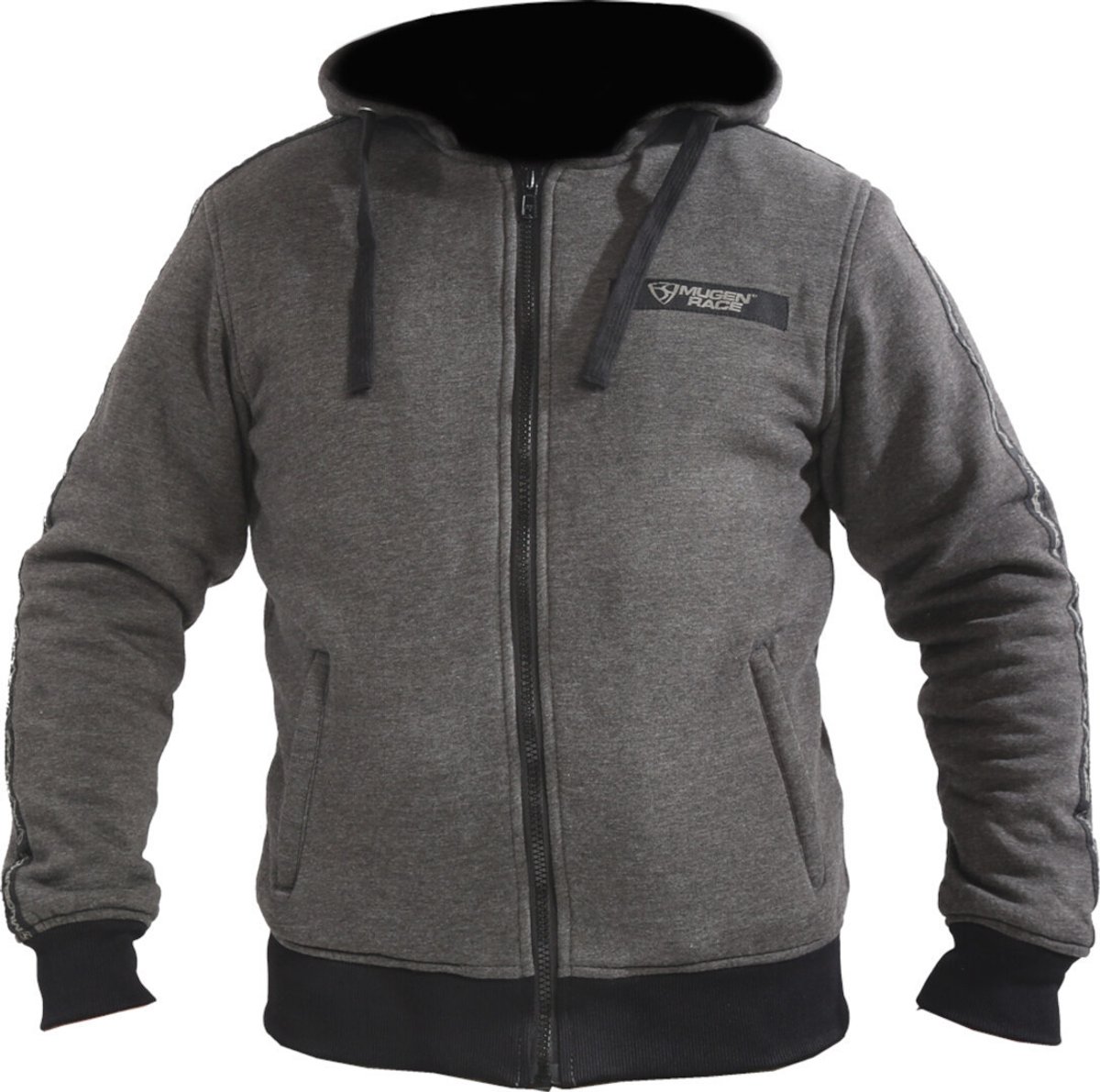 MUGENRACE Manyo Grijze Motor Hoodie - Jas