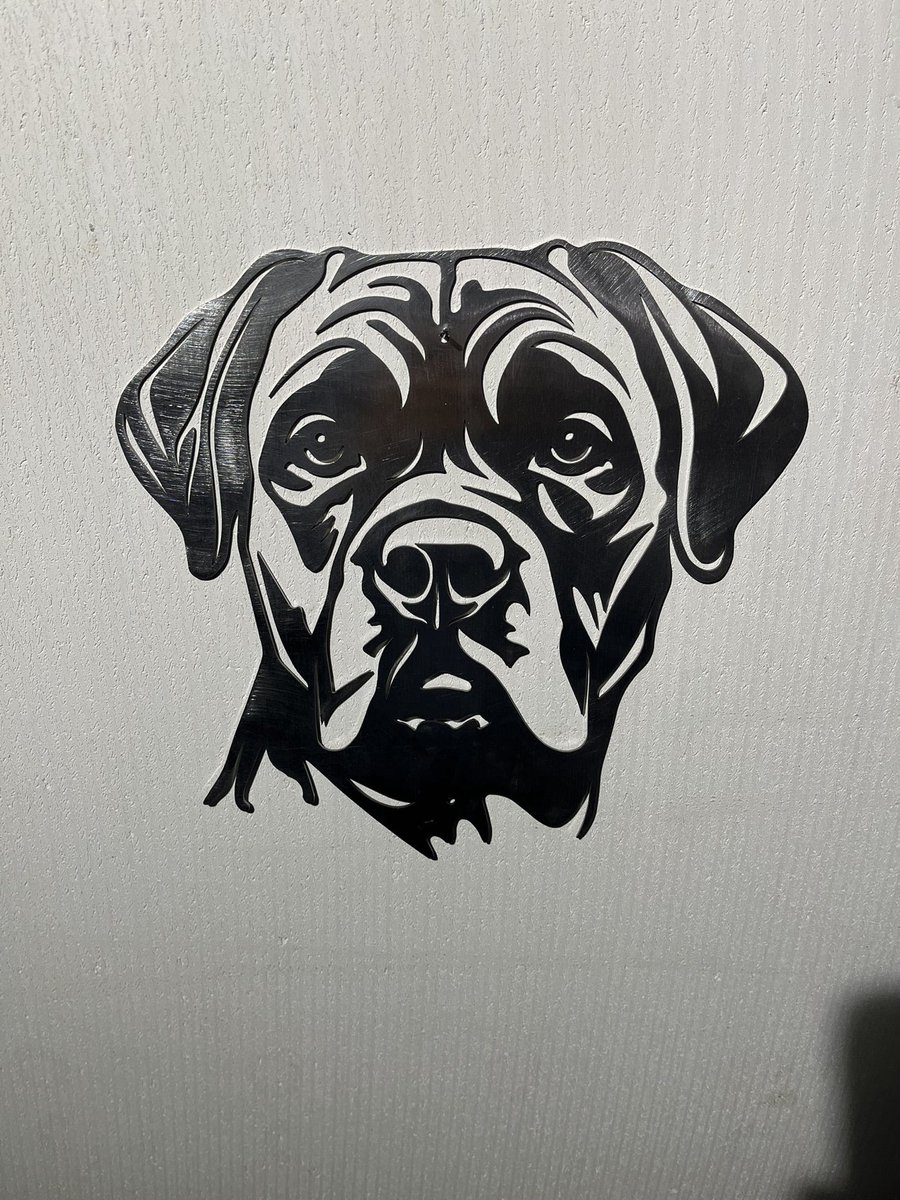 Metalen Hond - Cane Corso - Tuindecoratie - Cortenstaal