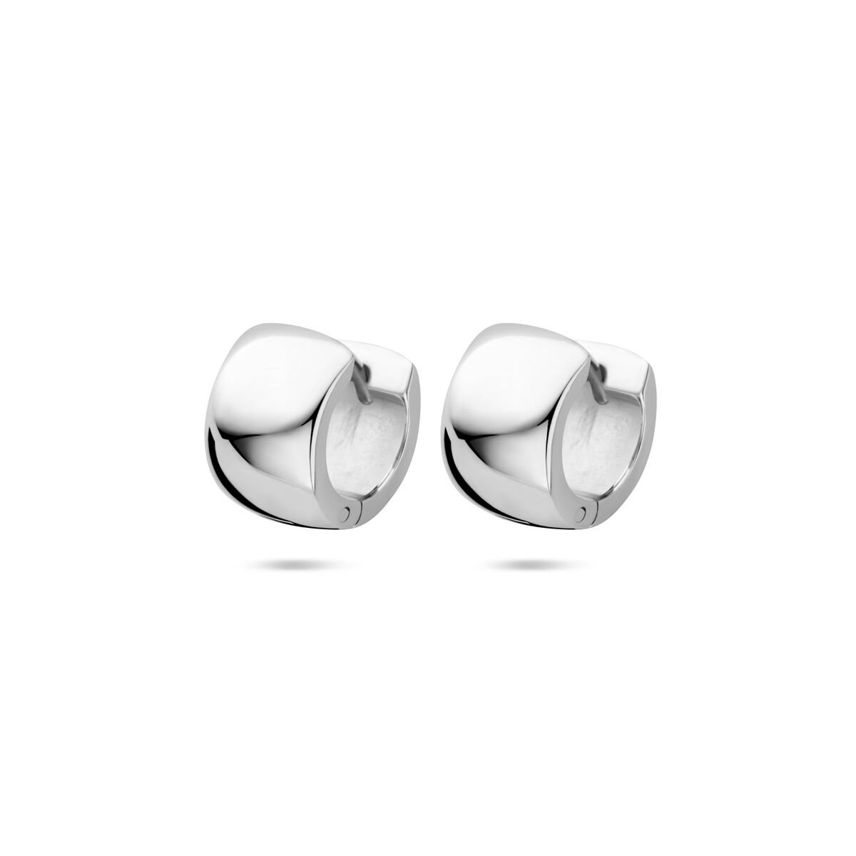 Zilveren gerhodineerde klapoorringen 10,5 mm - 1340883