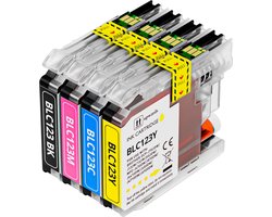 Boxstuff inkt geschikt voor Brother LC123 - Multipack Zwart en Kleur - Compatibel met Brother DCP-J132W / DCP-J152W / DCP-J552DW / DCP-J752DW /…