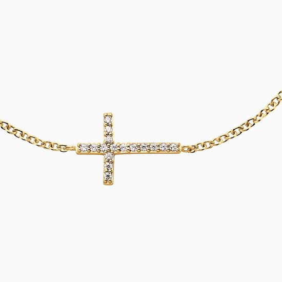 Bracelet femme Engelsrufer en argent sterling 925 et zircone, taille Goud, or 32020109