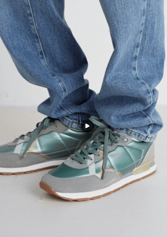 Baskets Pepe Jeans Brit Printy pour femme Vert décoloré VERT 40