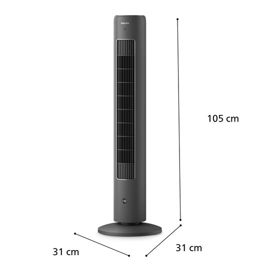 Philips CX5535/11 - Serie 5000 - Torenventilator