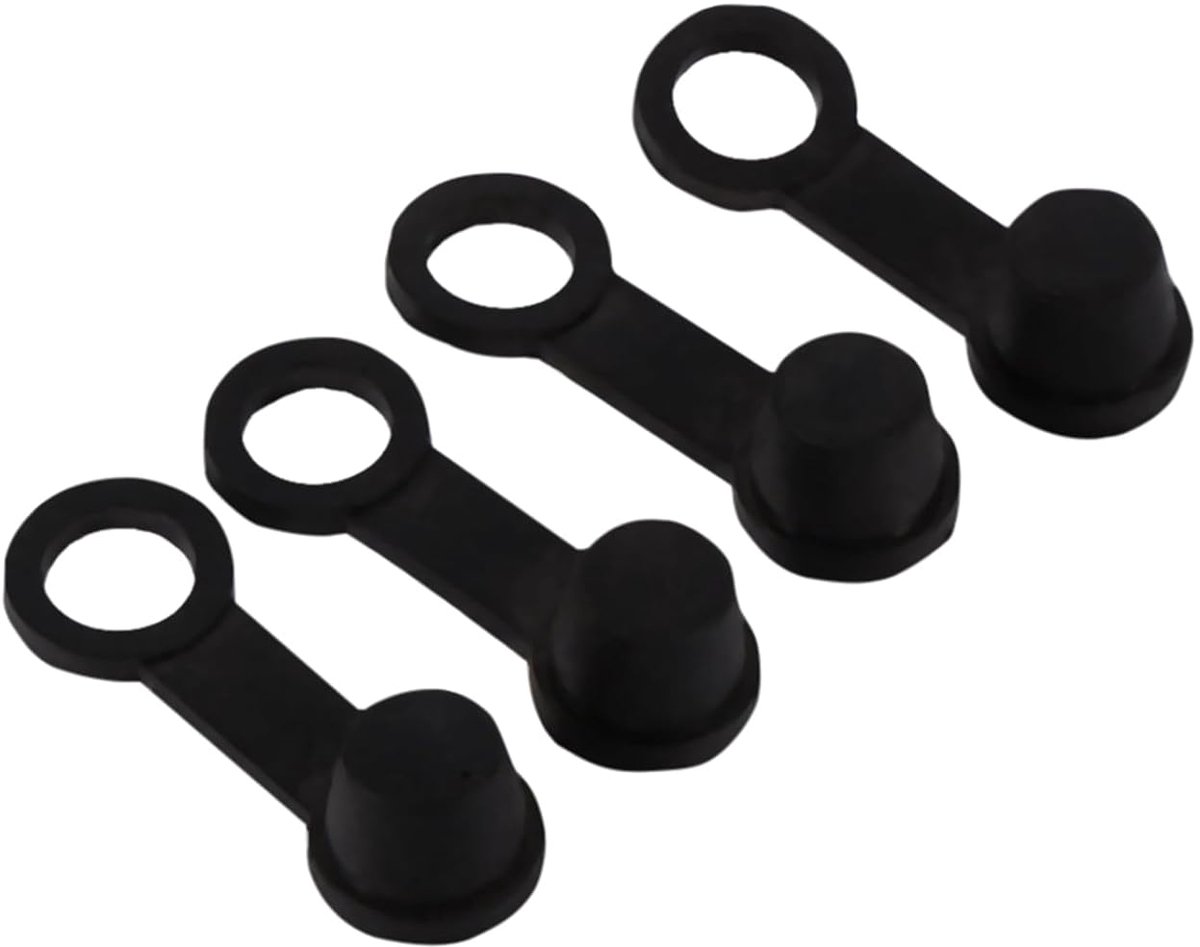 4pcs Remontluchtingsnippel - 8mm Zwarte Rubber - Remontluchting - Vet Stofkap