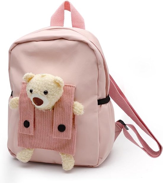 Rugzak - Schooltas meisje - Rugzakken voor meisjes- Kinderrugzakken - Peuterrugzakken - Multifunctionele kinderrugzakken - Kinderrugzakken - Waterdicht - Handtassen en schoudertassen-Roze