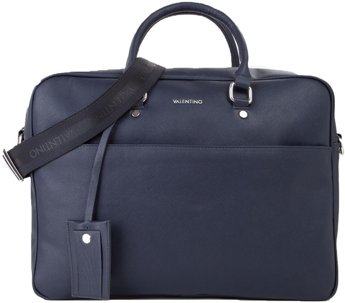 VALENTINO laptoptas business tas met laptopvak Marnier Business Bag Blu donkerblauw