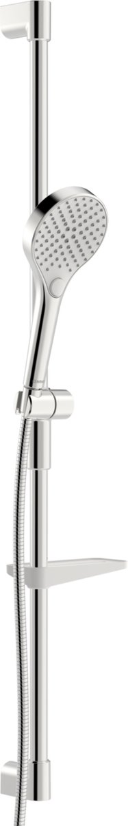 Hansa Viva - Set douchekop, douchestang en doucheslang, 3 jets, chroom 44150330