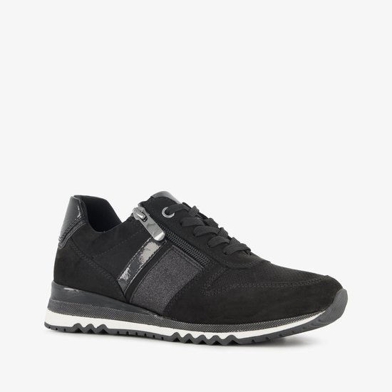 Baskets femme Nova en cuir verni noir - Pointure 37 - Semelle amovible