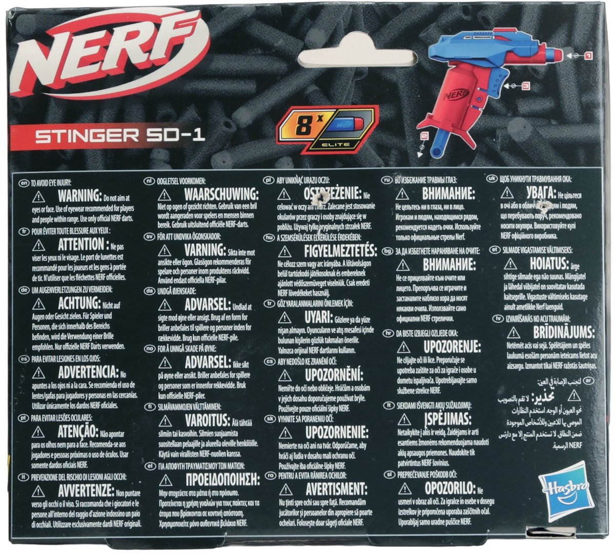 Bol.com NERF Alpha Strike Stinger SD-1 Blauw aanbieding