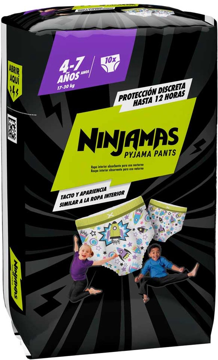 Dodot Maat 4 Ninja Raket Luiers-7 10 Eenheden Transparant Kinderen