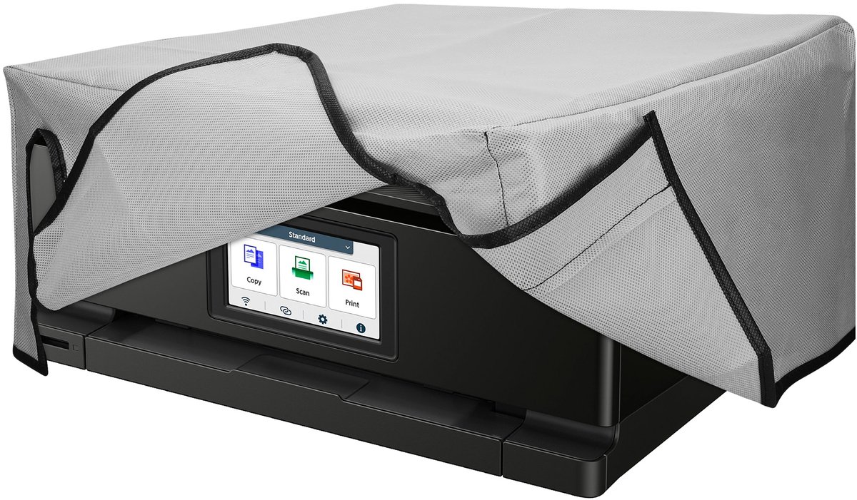 kwmobile hoes geschikt voor Canon PIXMA TS8750 - Beschermhoes voor printer - Stofhoes in lichtgrijs