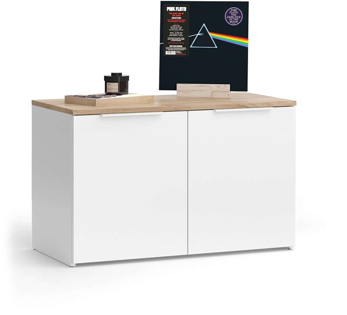 Vigo Dark Mango dressoir 2 deurs en 4 lades Lamulux - Gratis bezorgd - De Woon Winkel