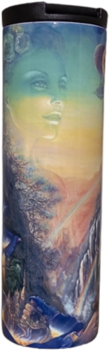 Josephine Wall Fantasy Art - Bridge Of Hope - Thermobeker 500 ml