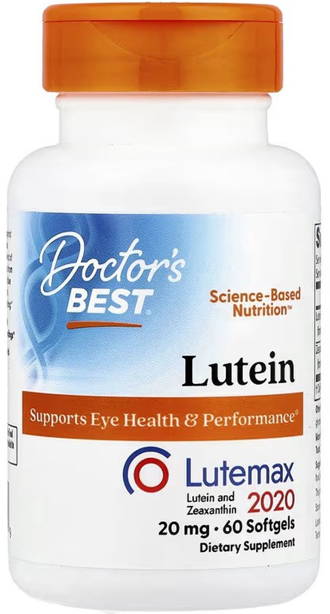 Best Luteine met Lutemax (60 softgels) - Doctor's Best