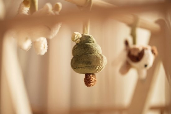 Jollein - Babygym Speeltjes - Baby Speelgoed Hangers - Hout & Polyester - Tiny Park van Jollein — afbeelding 3