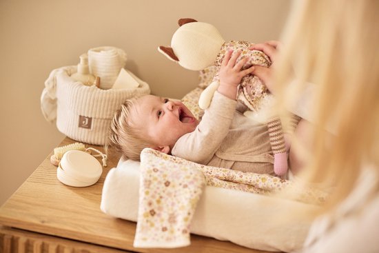 Jollein - Aankleedkussenhoes Badstof 50x70cm - Zachte Hoes Baby Aankleedkussen - Oatmeal — afbeelding 5