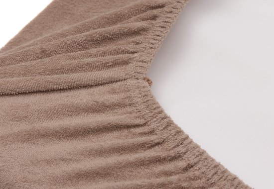 Jollein - Aankleedkussenhoes Badstof 50x70cm - Zachte Hoes Baby Aankleedkussen - Milky Coffee — afbeelding 3