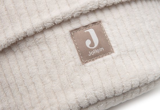 Jollein Commode Mandje - 14x18cm - Cloudy Rib - Oatmeal — afbeelding 2