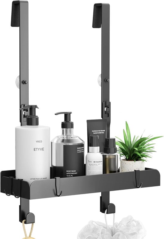 Shower Shelf Without Drilling - Shampoo Holder - Bathroom Organizer ...