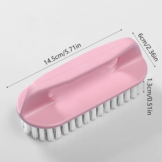 Reinigingsborstelset, 10 stuks kleine reinigingsborstels, mini-borstel, dubbelzijdige nylon reinigingsborstels met twee uiteinden, voor keuken, wastafel, badkamer, gaten, hoeken, kleine ruimtes