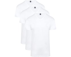 Alan Red Vermont T-Shirt V-Hals Wit 3 pack - Maat L - Heren - T-shirt basis