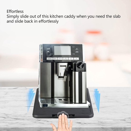 Whisverse Plateau Coulissant Mobile Pour Cafetière - Polyvalent Jusqu'à 11,3 Kg, Idéal Pour Cuisine Et Appareils Électroménagers
