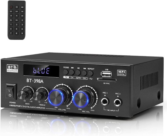 Audio Versterker - Stereo Versterker - Amplifier- Complete Set | bol