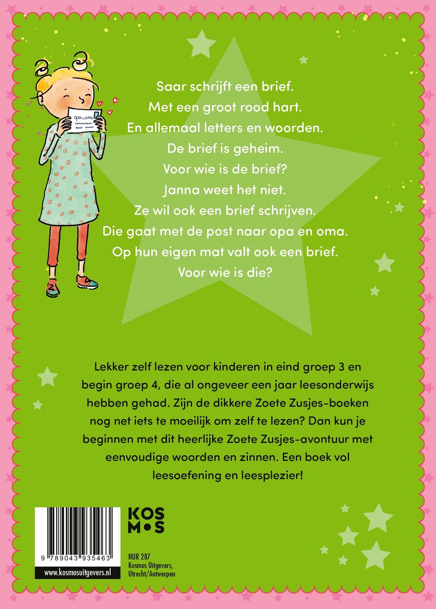 De Zoete Zusjes - Lekker lezen met de Zoete Zusjes 2 - back cover